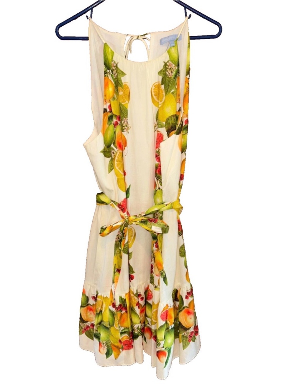 ANTONIO MELANI Antonio Melani Sloan Halter Citrus Print Dress β’ EUC β’ Size 12 - Picture 9 of 16